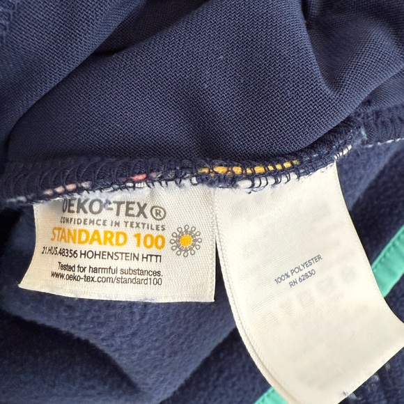 Lands' End Kids' Multicolor 1/4 Snap Neck Floral Butterfly - Picture 3 of 3